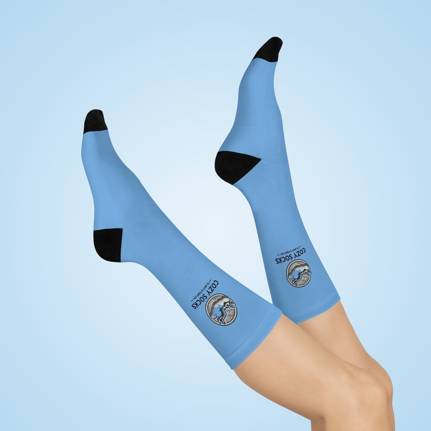 Light Blue Standard Socks