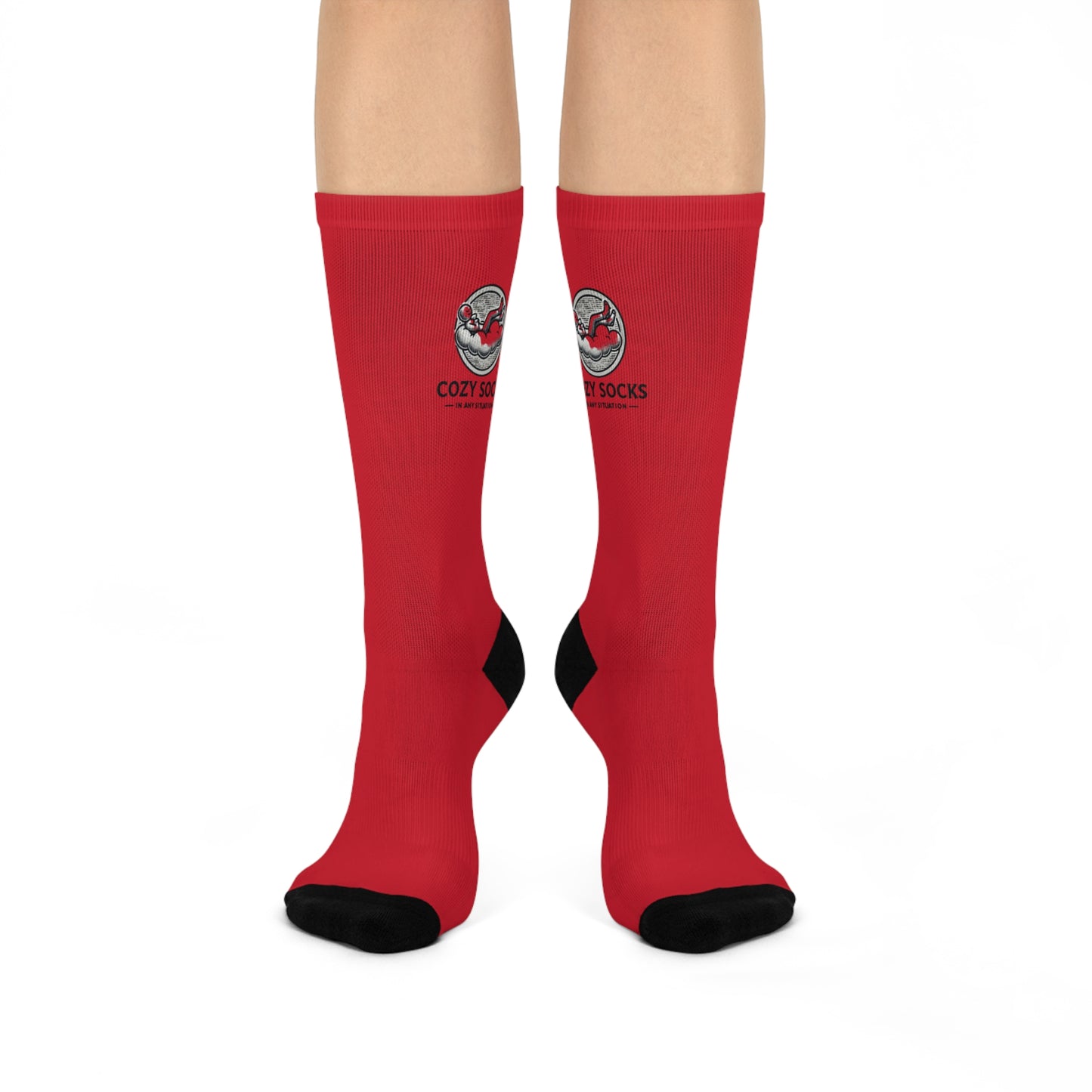 Dark Red Standard Socks