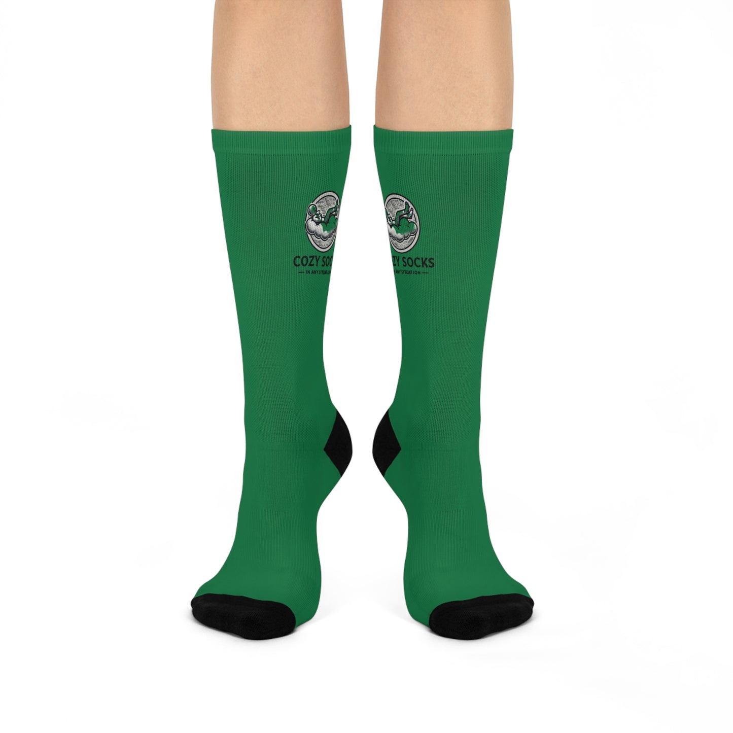 Dark Green Standard Socks