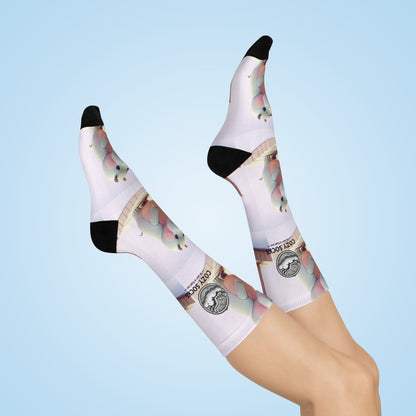 Piano Hippo Socks