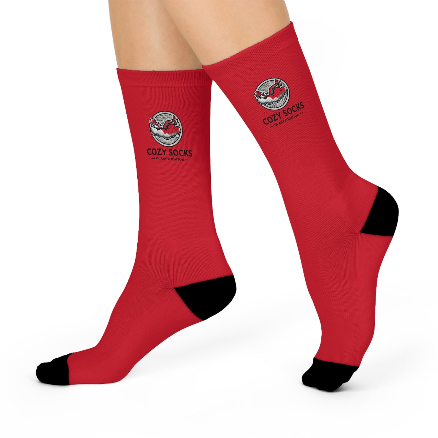 Dark Red Standard Socks